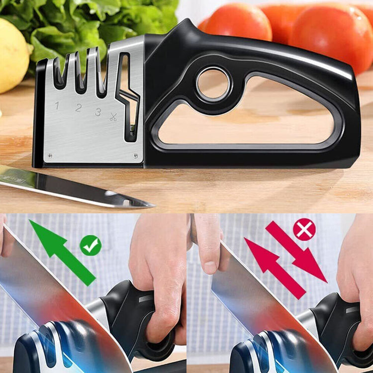 Diamond knife sharpener 4 in 1 kitchen grinder