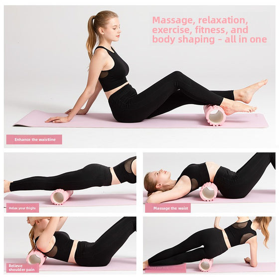 EVA Mesh Hollow Foam Roller Mace