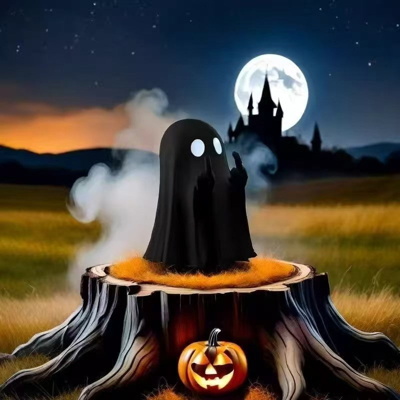 3D Printed Ghost Figurine Halloween Desktop Ornament