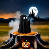 3D Printed Ghost Figurine Halloween Desktop Ornament