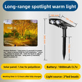 Solar Powered Color Changing Outdoor Lawn Light