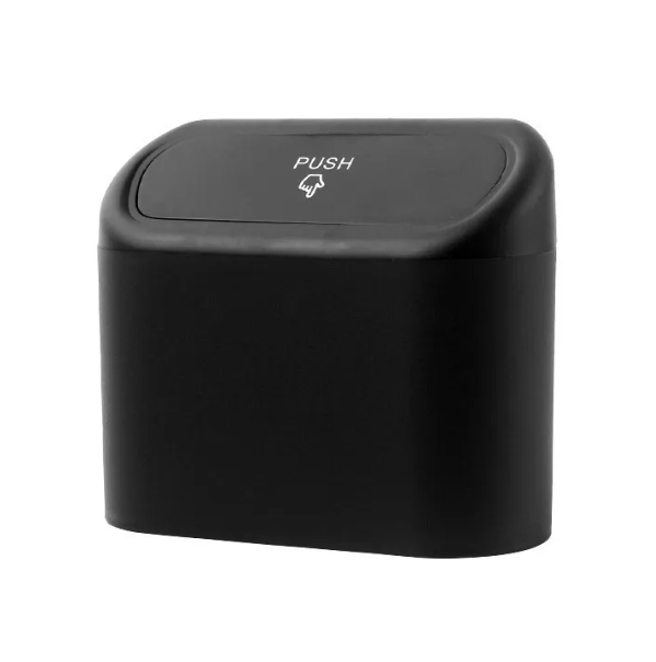 Folding car trash can, full view
