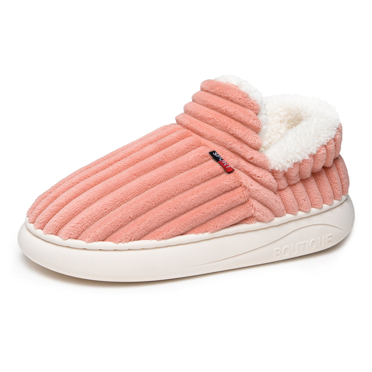 Womens Fleece-Lined Casual Cotton Boots