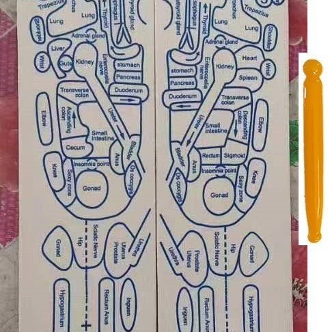 Foot acupoint illustrated socks