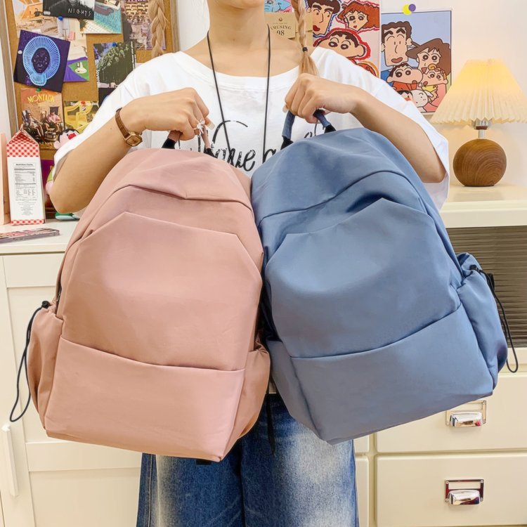 Lightweight Nylon Backpack Large Capacity School Travel Bag