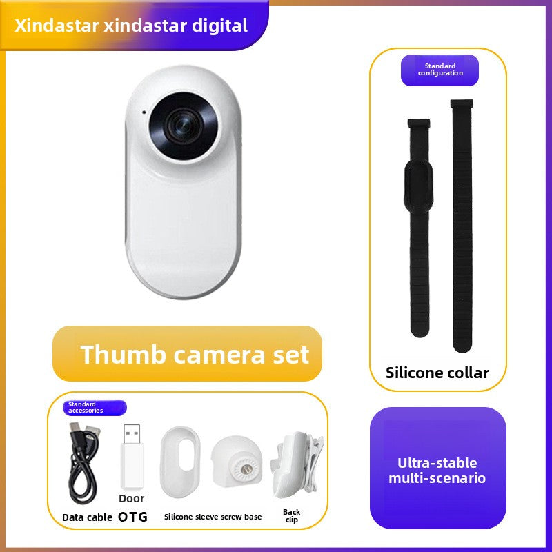 Mini HD Thumb Action Camera with Accessories