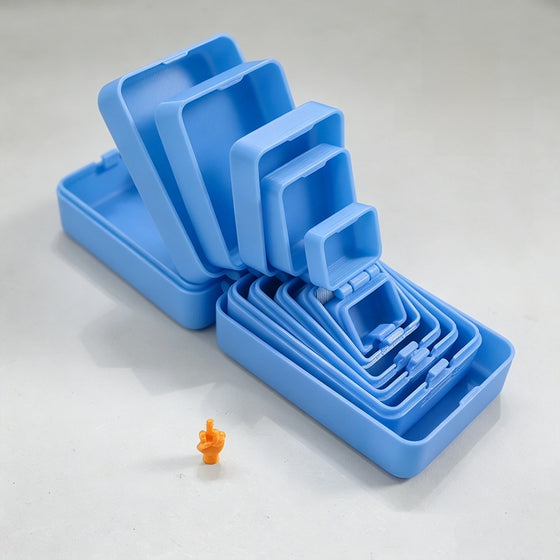 3D Printed Multi-Color Nesting Doll Surprise Box with Hand Figurine