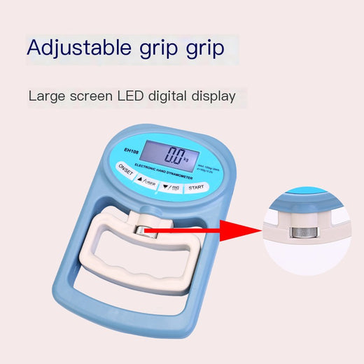 Grip strength tester adjustable handle detail