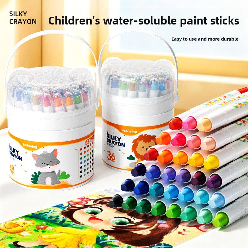 Water-Soluble Twistable Coloring Crayons