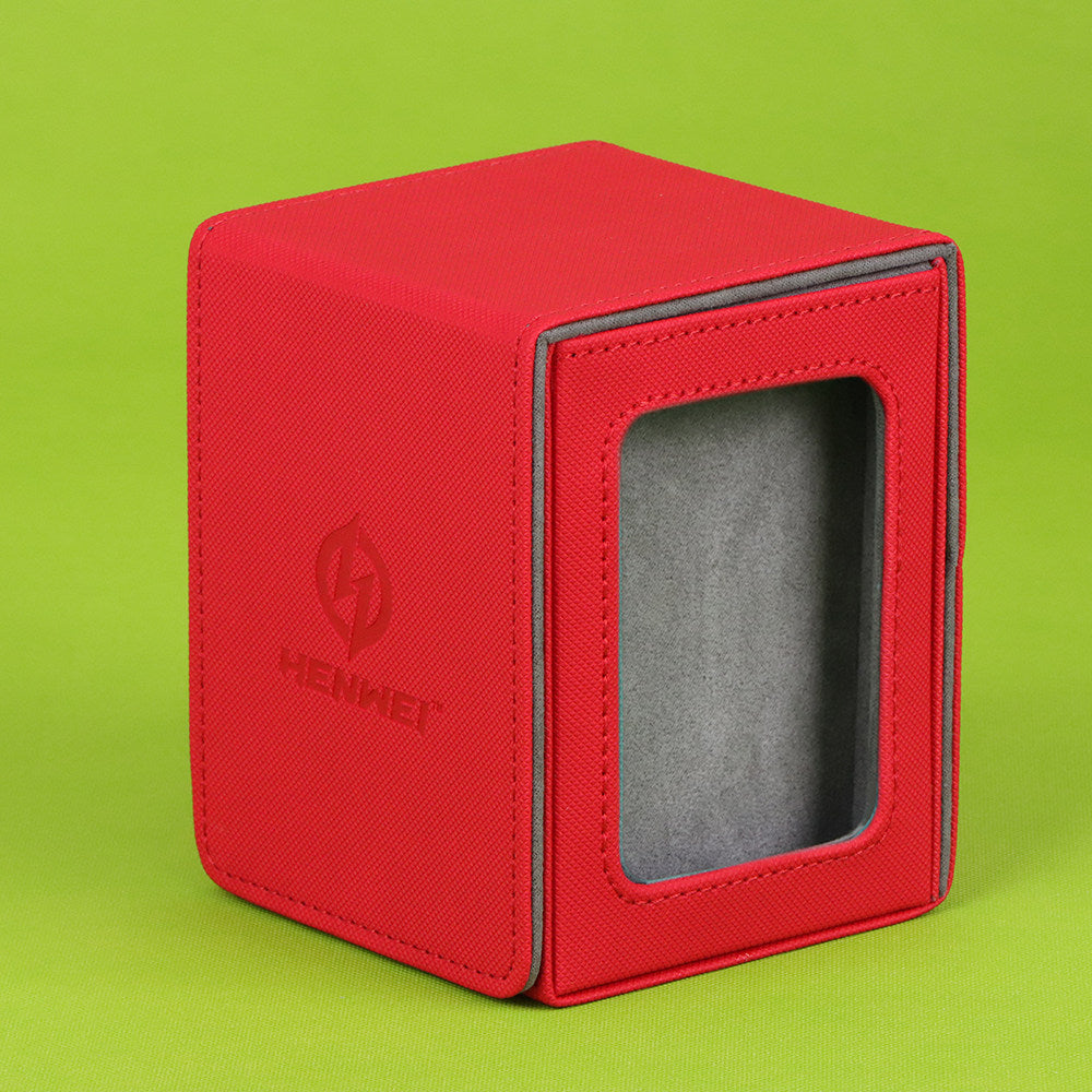 Window-opening card storage box