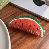 Fruit hair claw clip kiwi design
