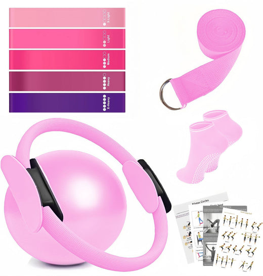 Pilates Ring and Ball Exercise Set