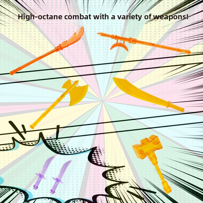 Assembly Stickman Model with Weapons