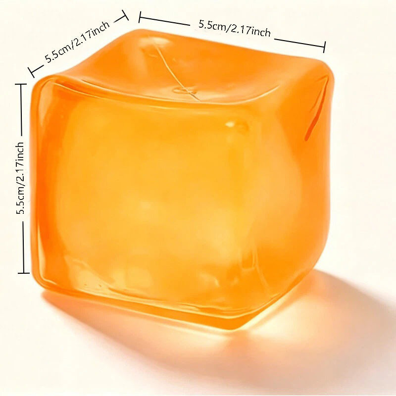 Ice cube pinch music decompression toy