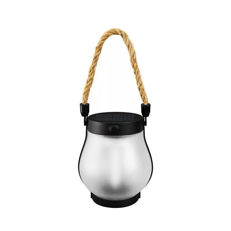 Solar Flame Lantern with USB Charging