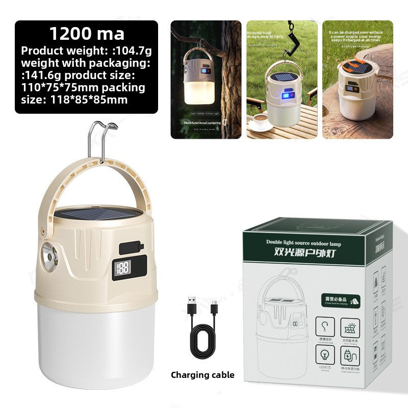 Multifunctional Solar USB Charging LED Camping Light