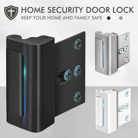 Home Safety Door Reinforcement Lock with Hinge Latch product image 2
