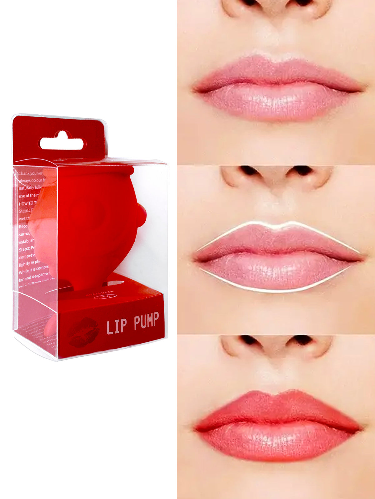 Silicone lip-plumping device product image 4