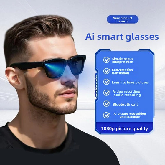 AI Smart Glasses with Camera and Bluetooth Action Cameras product image 4