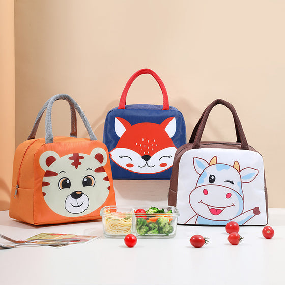 Cartoon Insulated Lunch Bag with Aluminum Foil product image 1