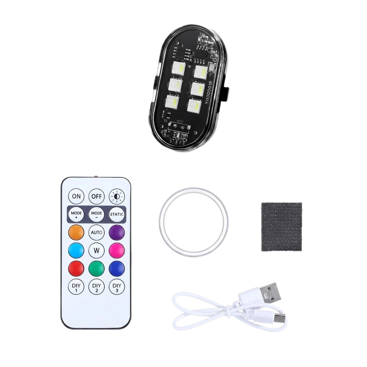 Wireless remote-control airplane lights