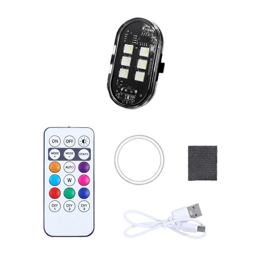 Wireless remote-control airplane lights