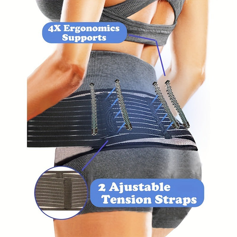 Hip-restraining and waist-protection device