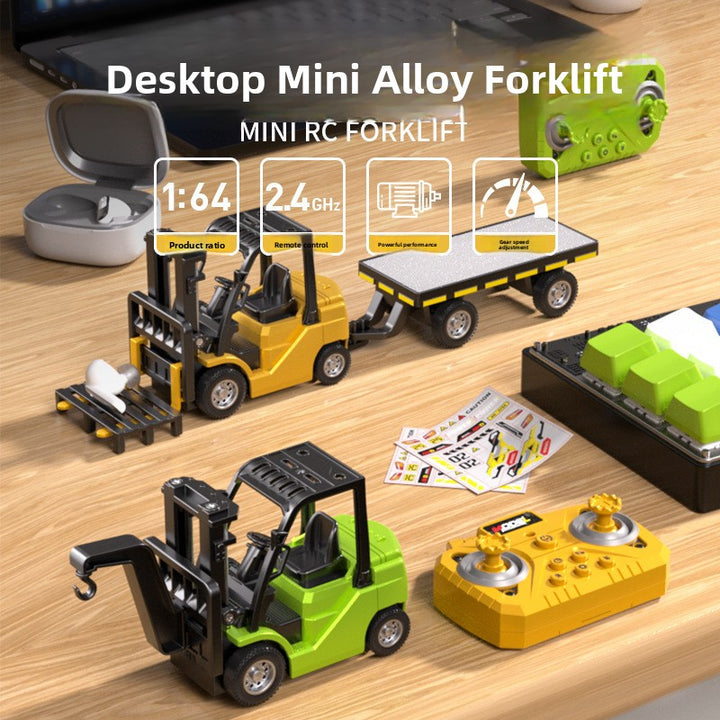 Mini Alloy Remote Control Construction Vehicle Toy