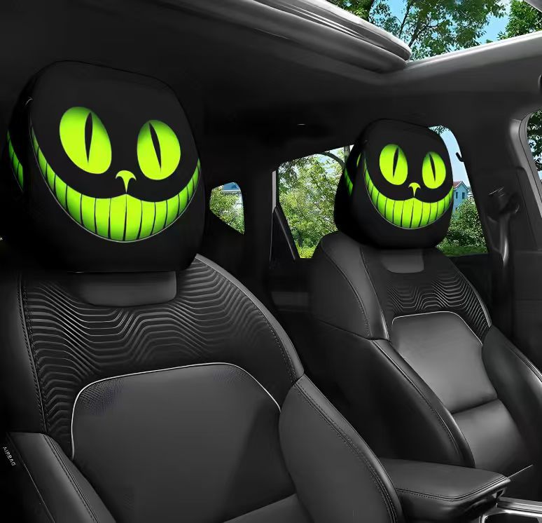 Car headrest cover