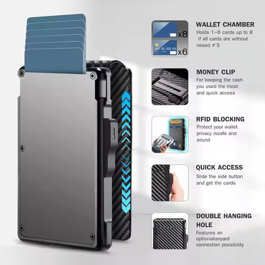 Carbon fiber ultra-thin card bag Clothing & Accessories product image 4