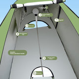 Outdoor Quick-Open Bathing and Changing Toilet Tent