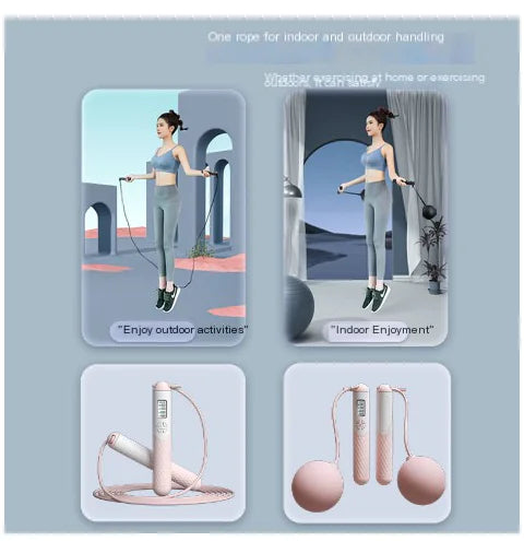 Rechargeable Jump Rope + Counter