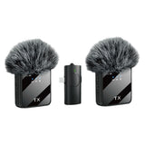 wireless lavalier microphone for mobile live streaming, compact wireless microphone for recording and audio capture