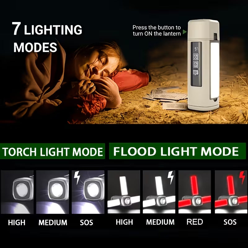 Outdoor folding camping tent lamp