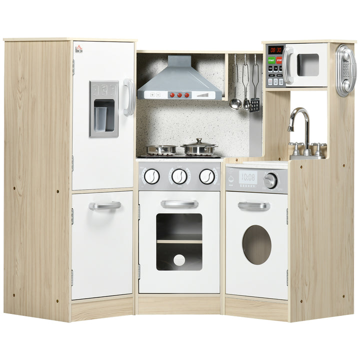Kids kitchen playset full view with stove and sink