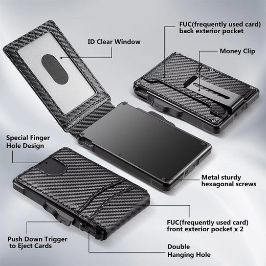 Carbon fiber ultra-thin card bag Clothing & Accessories product image 3