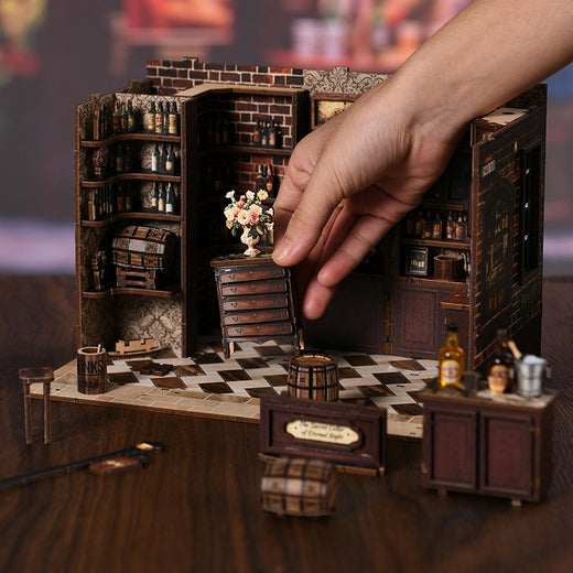 DIY 3D Wooden Building Model with Lights product image 3
