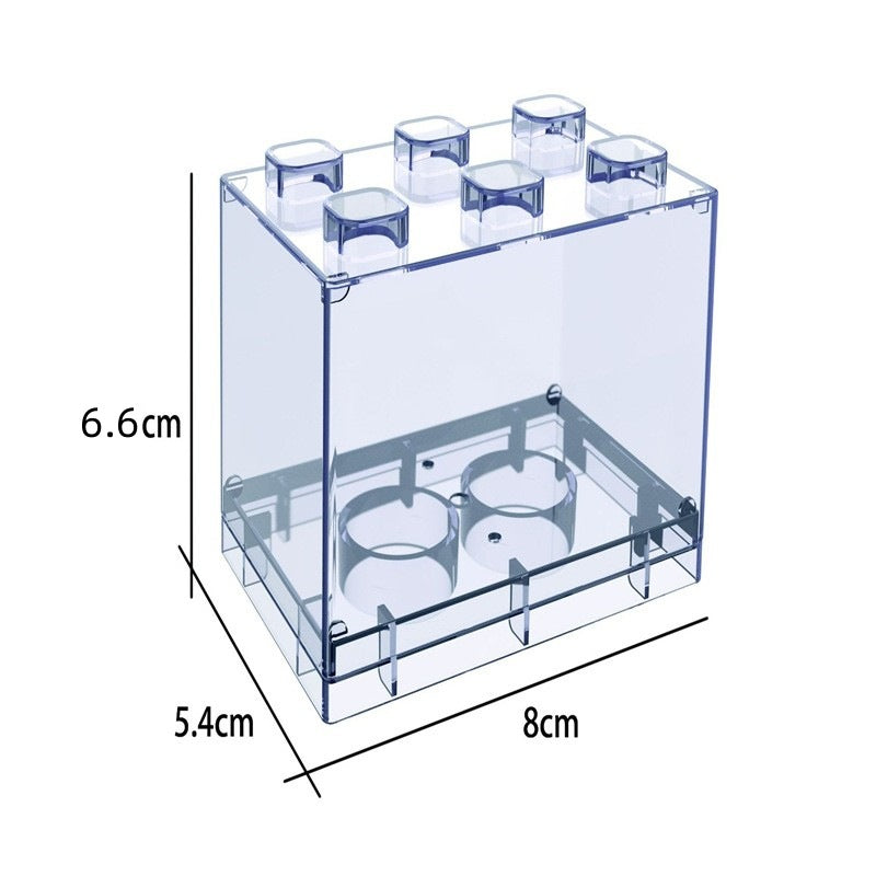 Stackable Acrylic Display Case with Dustproof Cover