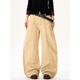 Deconstructed Wide-Leg Cotton Casual Pants Clothing & Accessories product image 2