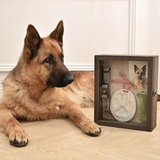 Wooden pet photo frame