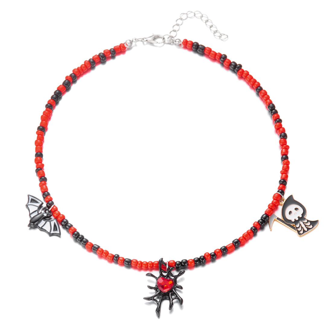 Adjustable Halloween Pumpkin Necklace