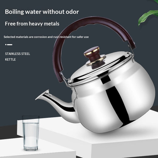 Stainless steel water pitcher with golden chime lid