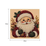 Christmas Diamond Painting DIY Set with Santa Claus and Reindeer Design