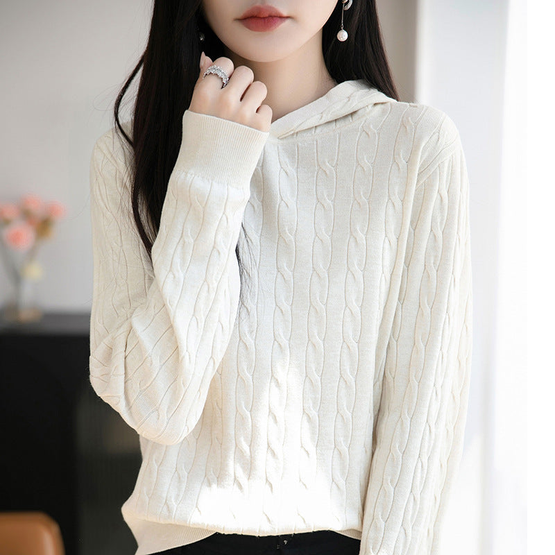 Loose-fitting pullover bottoming shirt