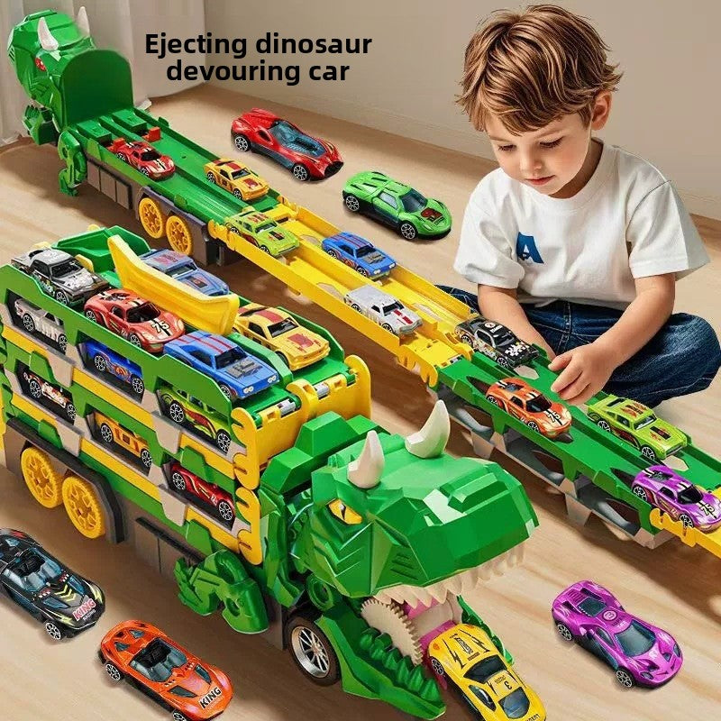 Transforming Dinosaur that Devours Cars