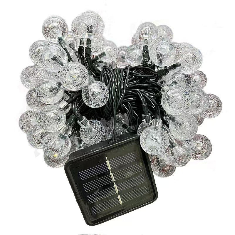 Solar Powered Bubble Ball LED String Lights