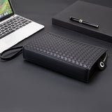 Mens Woven Pattern Clutch Bag