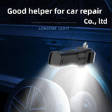 Multifunction LED Flashlight with Safety Hammer