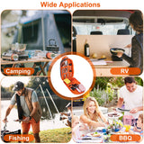 Camping cooking utensil kit spatula and ladle detail