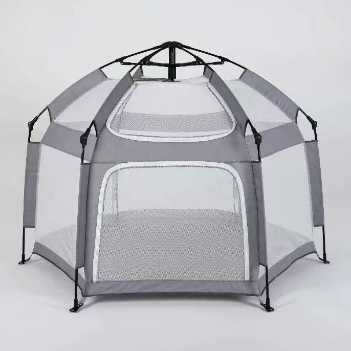 Folding no-installation children's tent